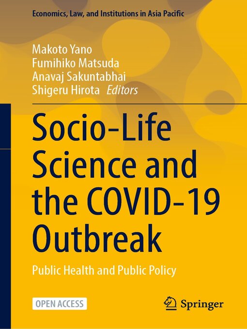 Title details for Socio-Life Science and the COVID-19 Outbreak by Makoto Yano - Available